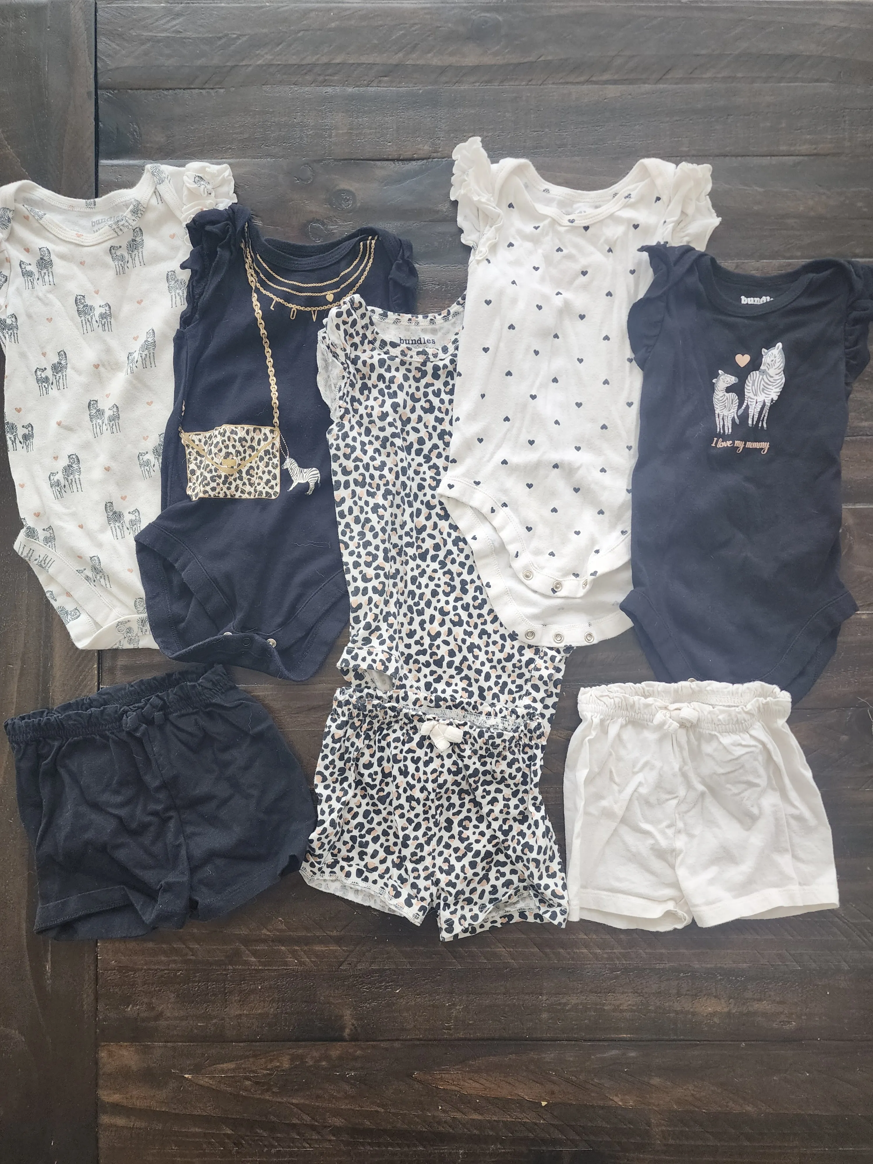 12-18m Summer bundle 5 onesie   3 shorts, Kids 18 Month (12-18M)