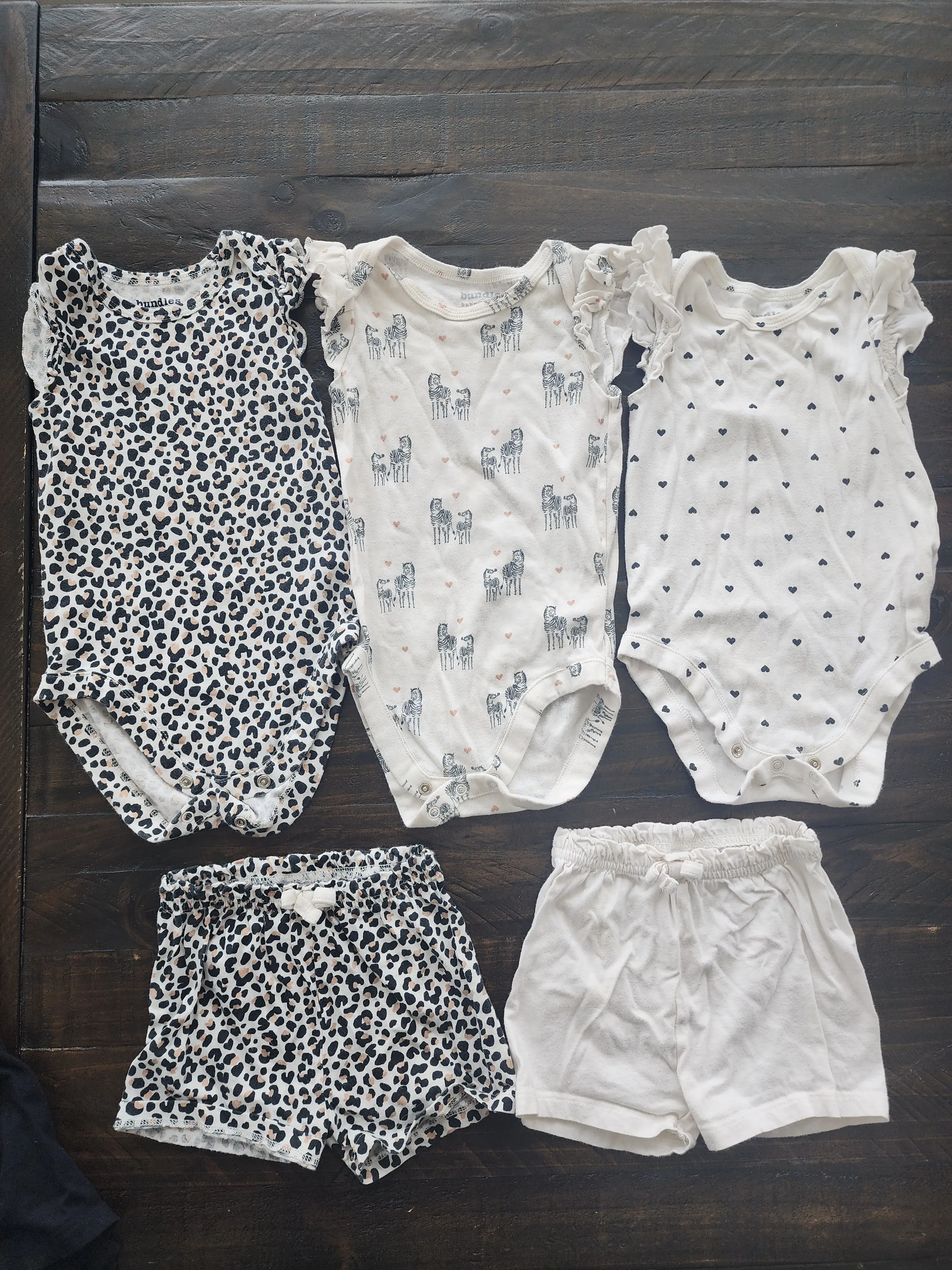 12-18m Summer bundle 5 onesie   3 shorts, Kids 18 Month (12-18M)