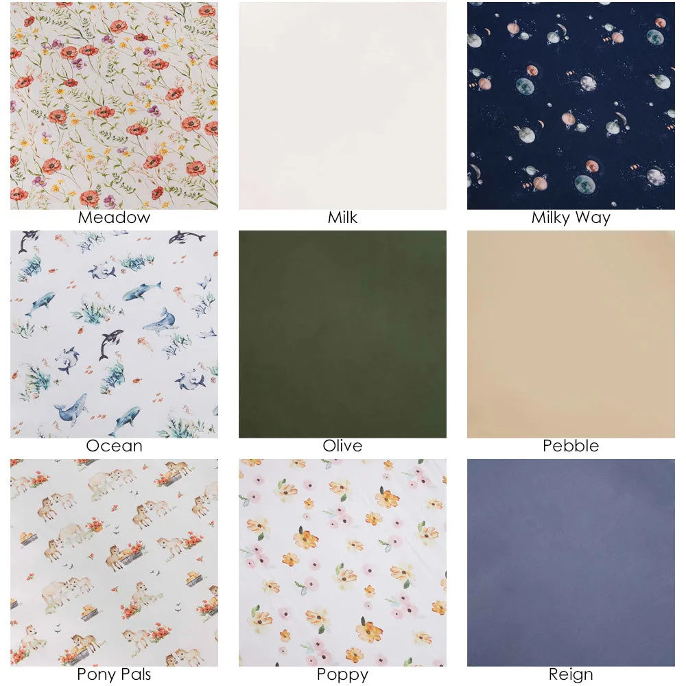 2 Pack Organic Fitted Cot Sheets