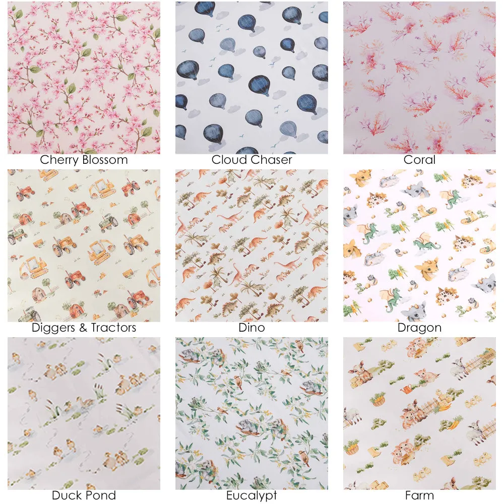 2 Pack Organic Fitted Cot Sheets