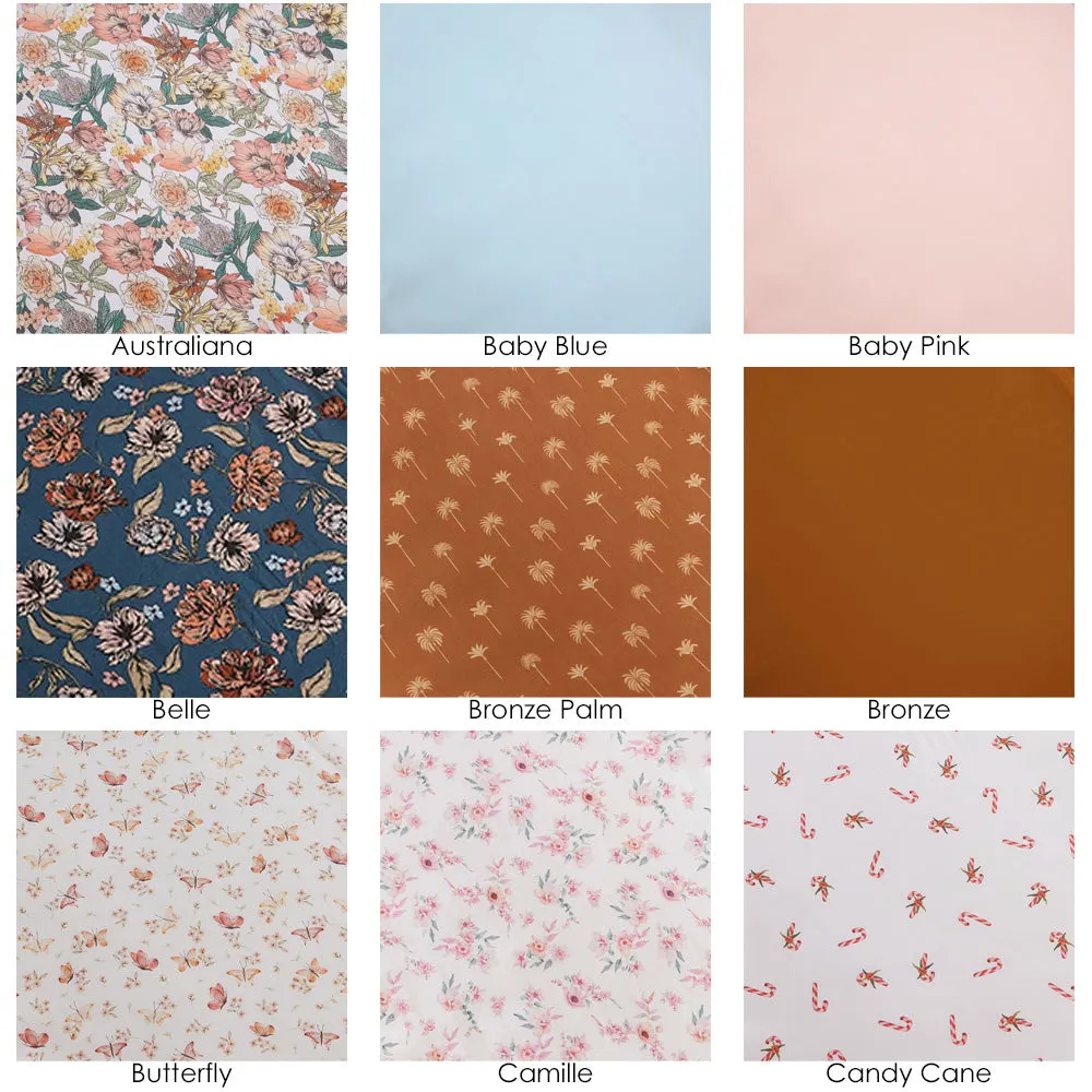 2 Pack Organic Fitted Cot Sheets