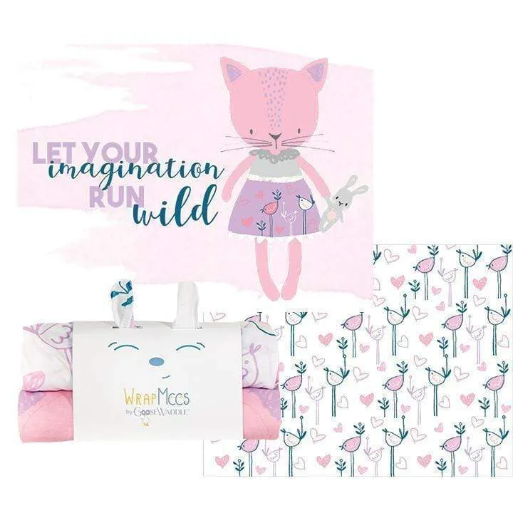 2 PK Newborn Receiving Blankets | Baby Receiving/Swaddle Blankets