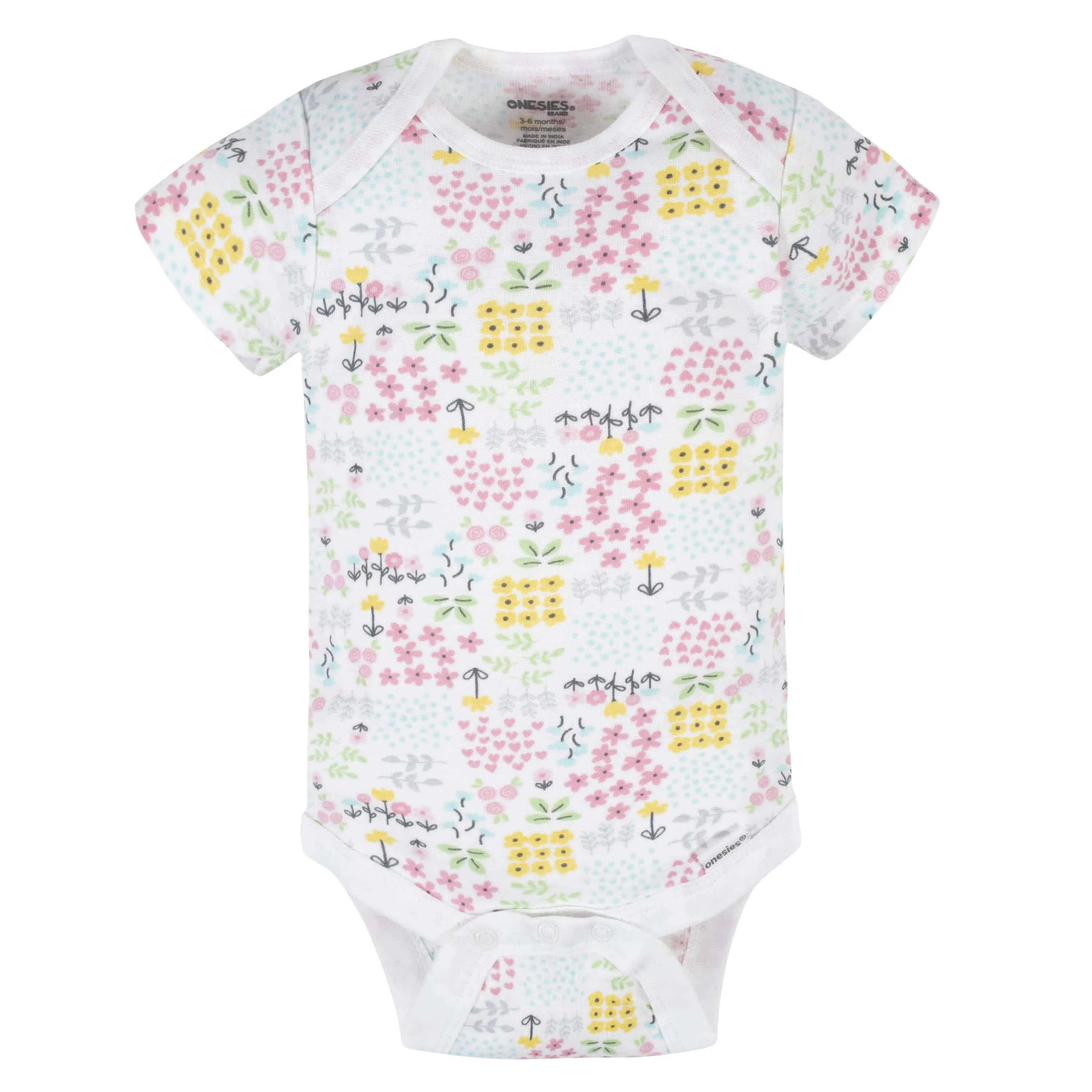 6-Piece Baby Girls Cuddly & Cat Onesies® Brand Bodysuit & Sleep N' Play Set
