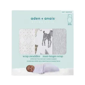 Aden & Anais Essentials wrap swaddle 3pack - Toile 4-6M
