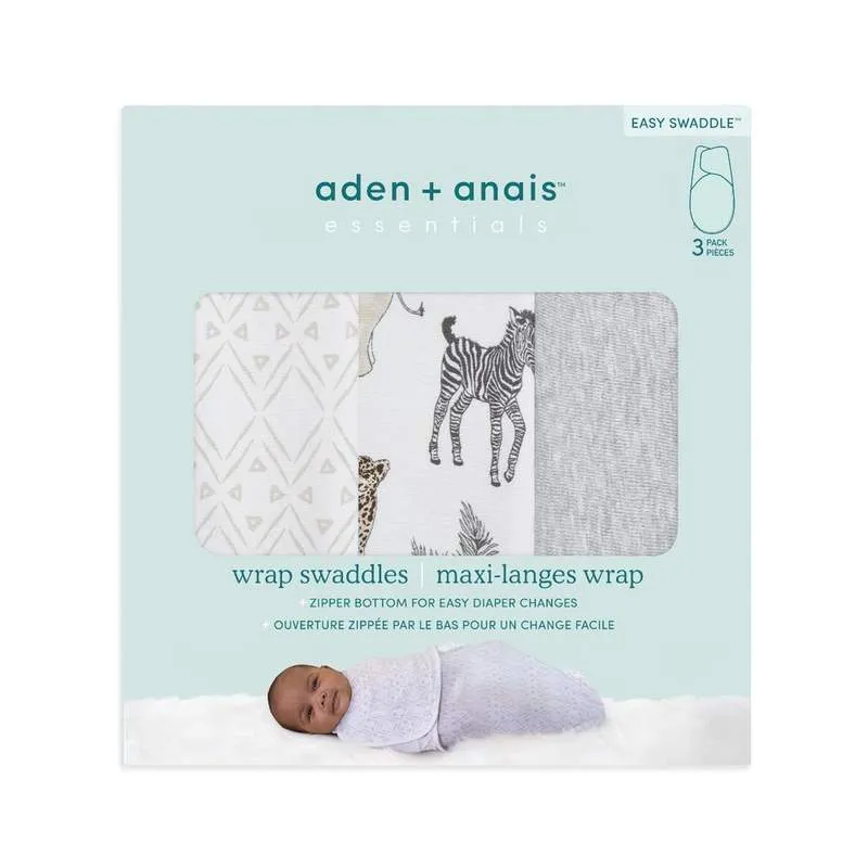 Aden & Anais Essentials wrap swaddle 3pack - Toile 4-6M