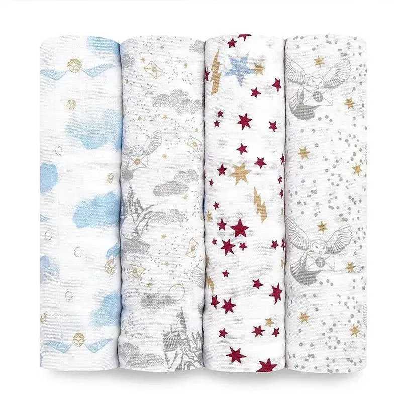 Aden   Anais - Swaddles Harry Potter 4 Pack