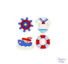 Ahoy Baby Buttons