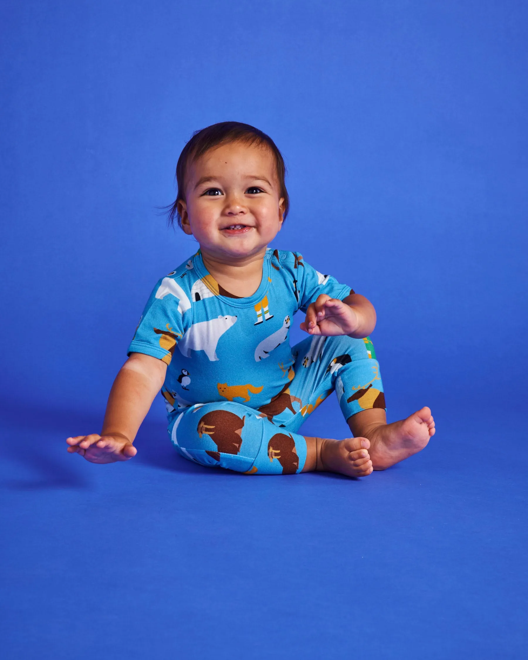 Arctic Circle Organic Short Sleeve Romper