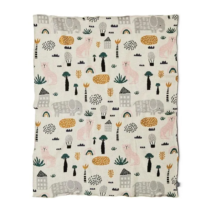 Asher Animals Baby Blanket
