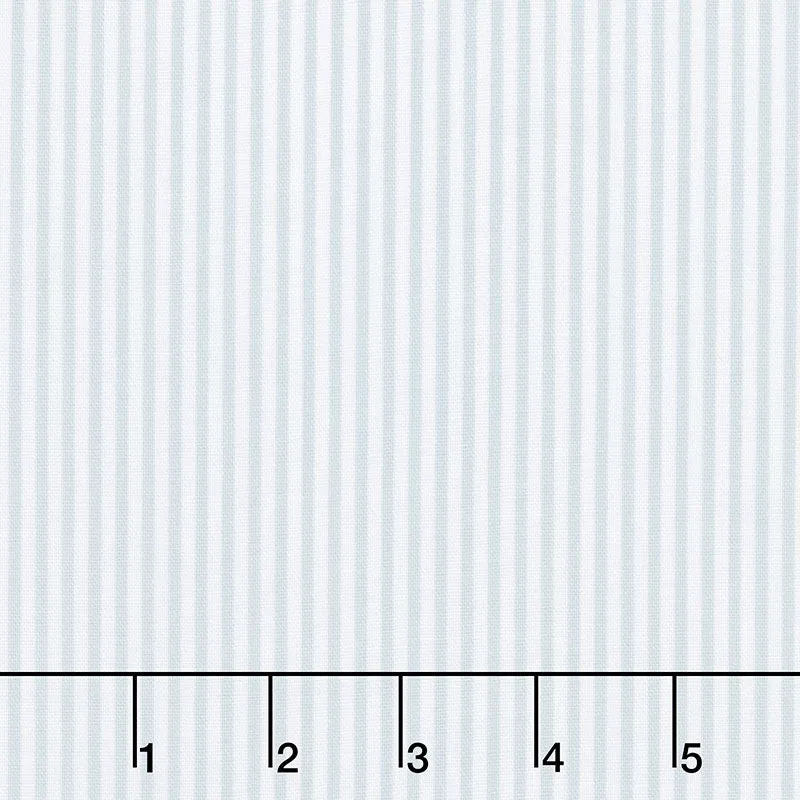 Baby Basics Double Gauze - Stripes Grey Yardage