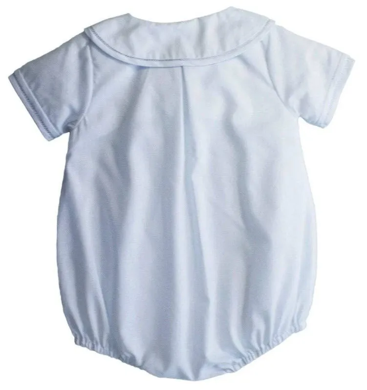 Baby Blue Boys Nautical Romper