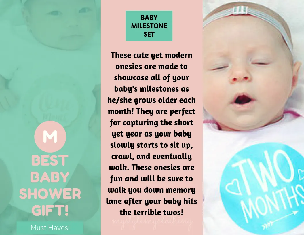 Baby Custom Monthly Onesies - Cursive Boys