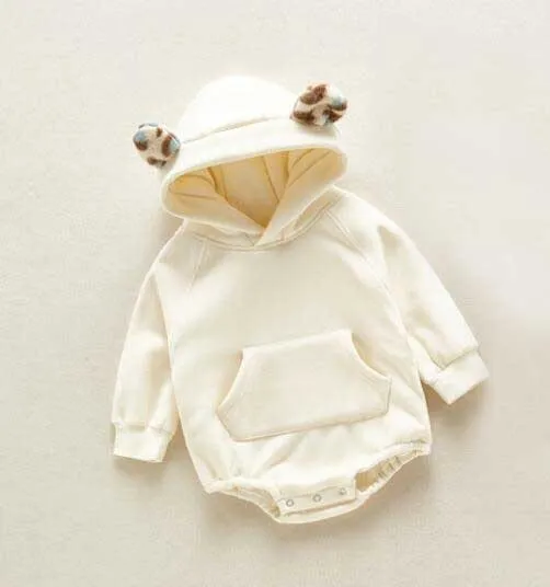 Baby Fury Plush Bodysuit 3M-3T