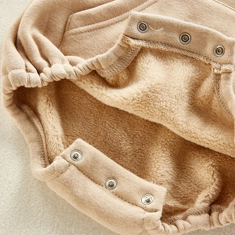 Baby Fury Plush Bodysuit 3M-3T