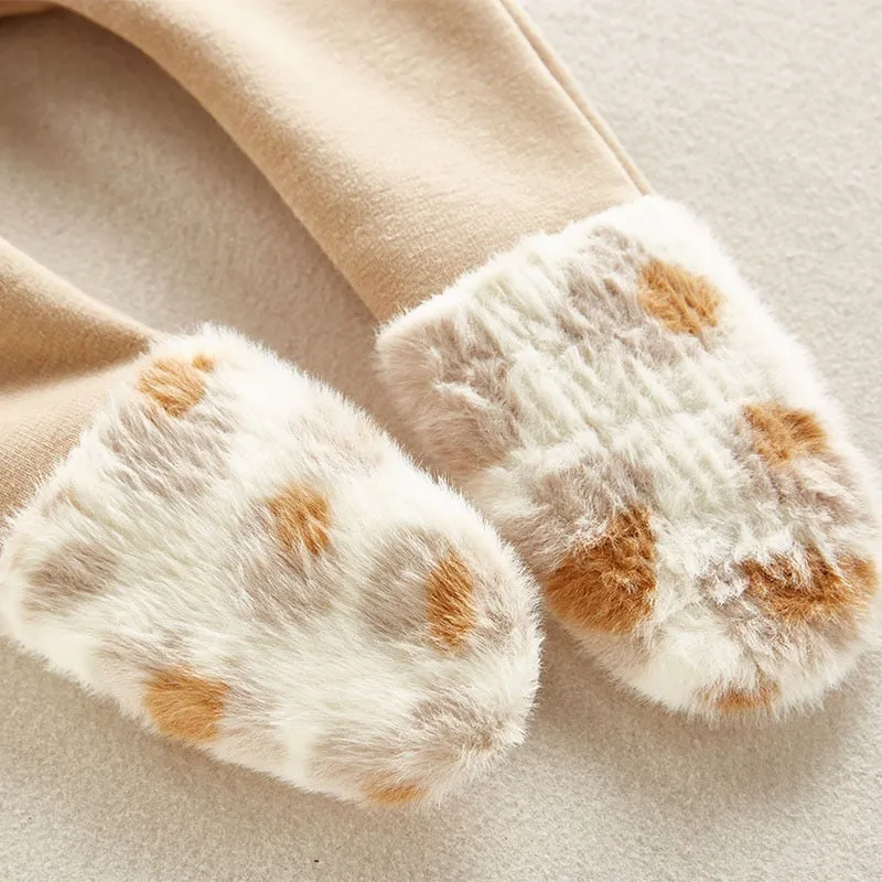 Baby Fury Plush Bodysuit 3M-3T