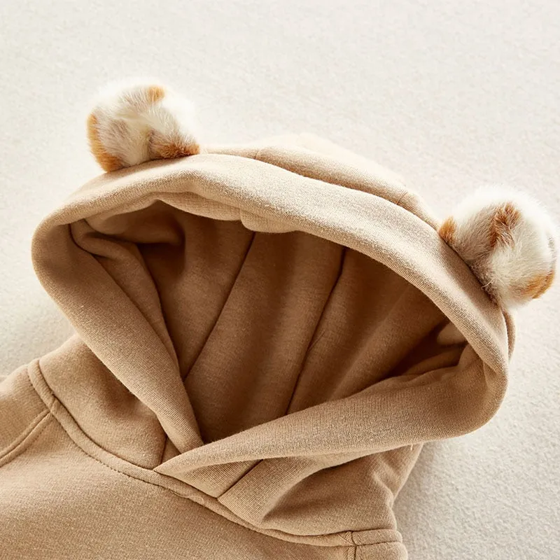 Baby Fury Plush Bodysuit 3M-3T