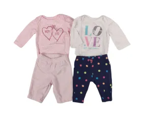 BABY GIRL SIZE 0/3 MONTHS - 4 Piece Mix N Match Outfits VGUC B21