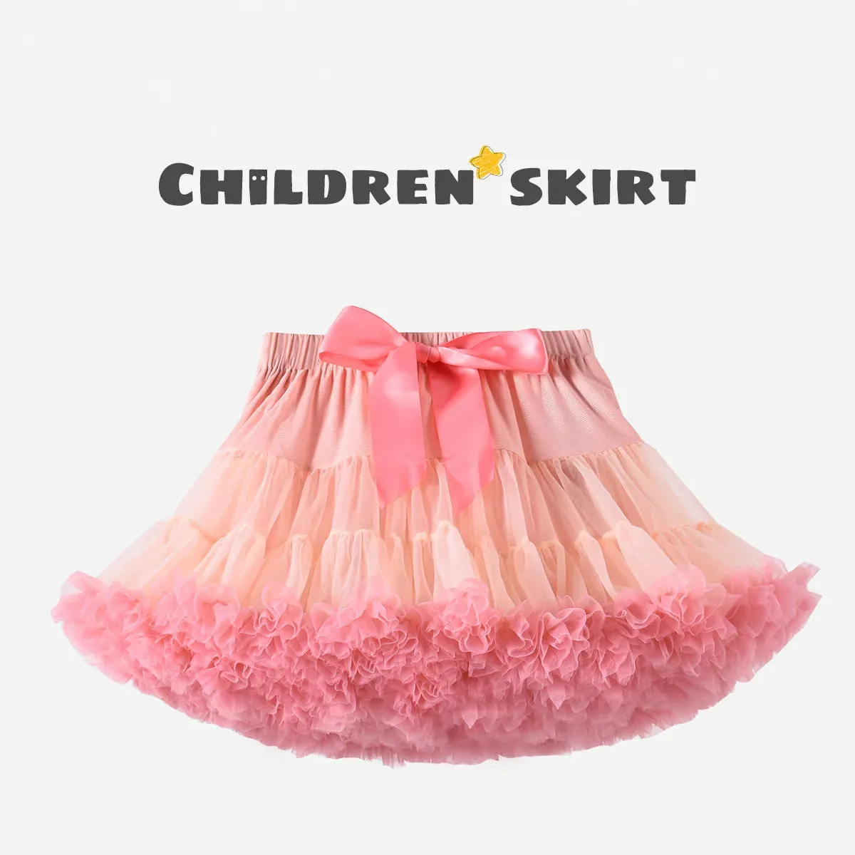 Baby Girls Fluffy Ballerina Pettiskirt