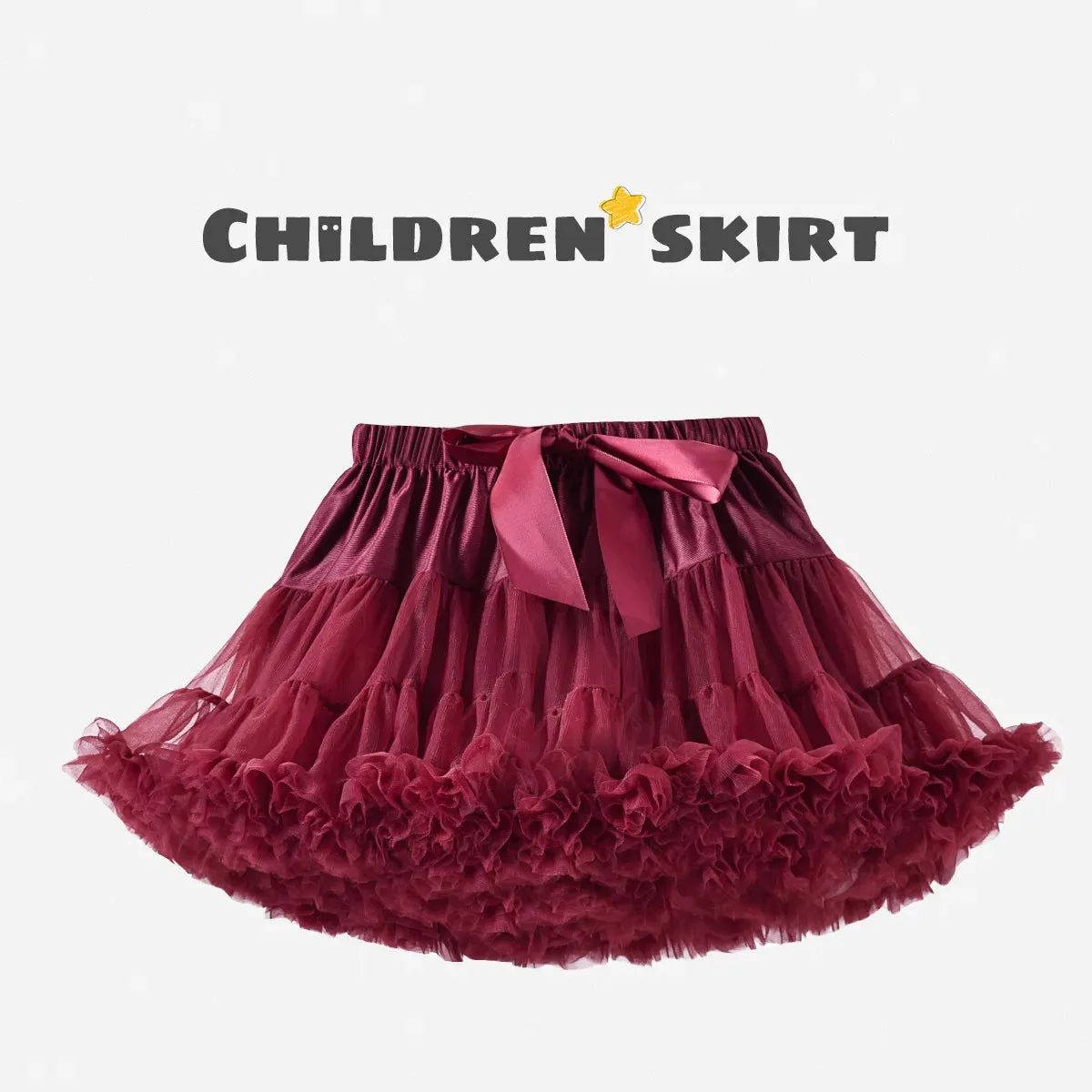 Baby Girls Fluffy Ballerina Pettiskirt
