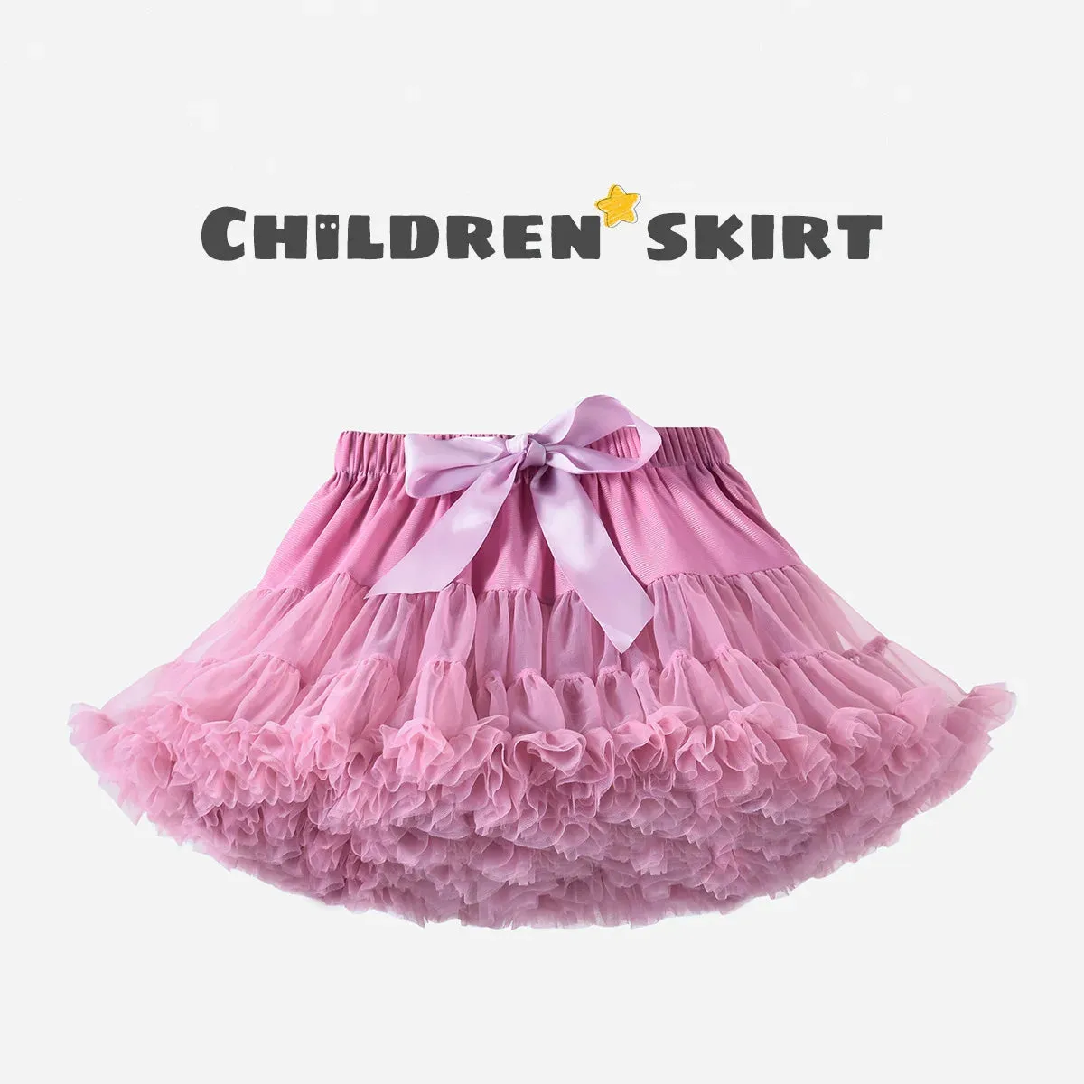 Baby Girls Fluffy Ballerina Pettiskirt