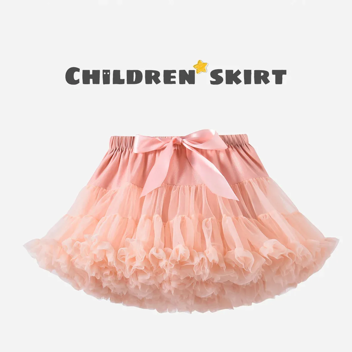 Baby Girls Fluffy Ballerina Pettiskirt