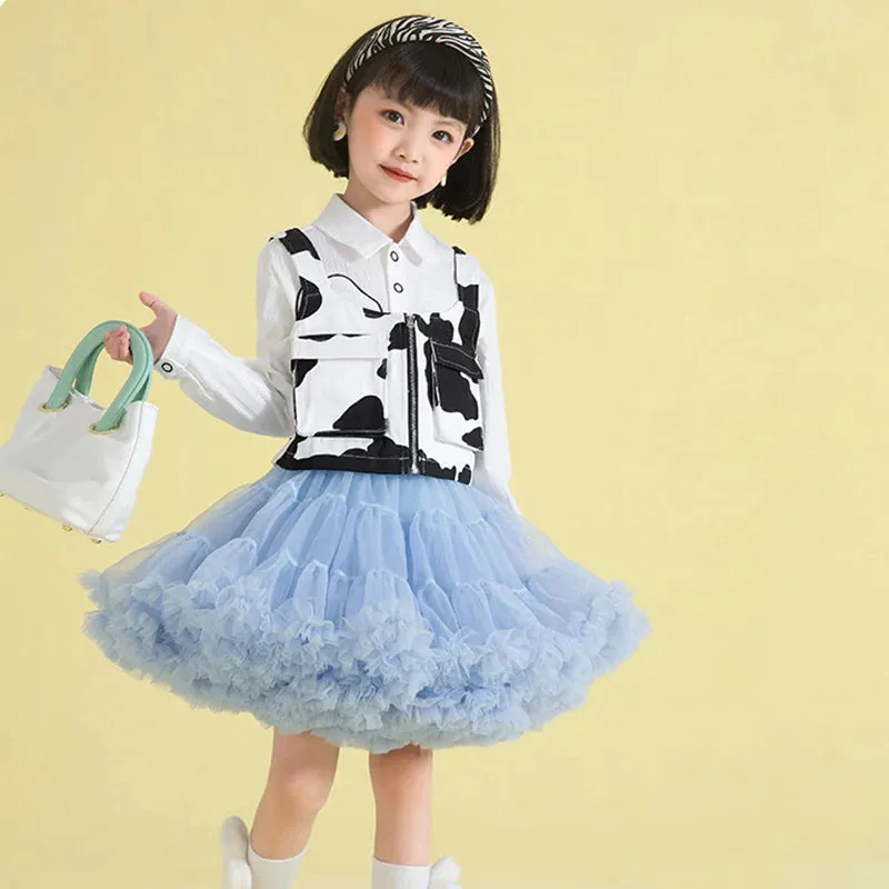 Baby Girls Fluffy Ballerina Pettiskirt