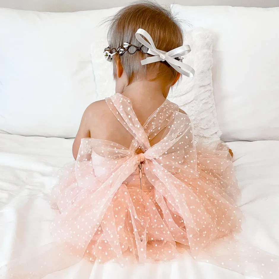 Baby Girls Polka dots Rompers Wholesale 24040948
