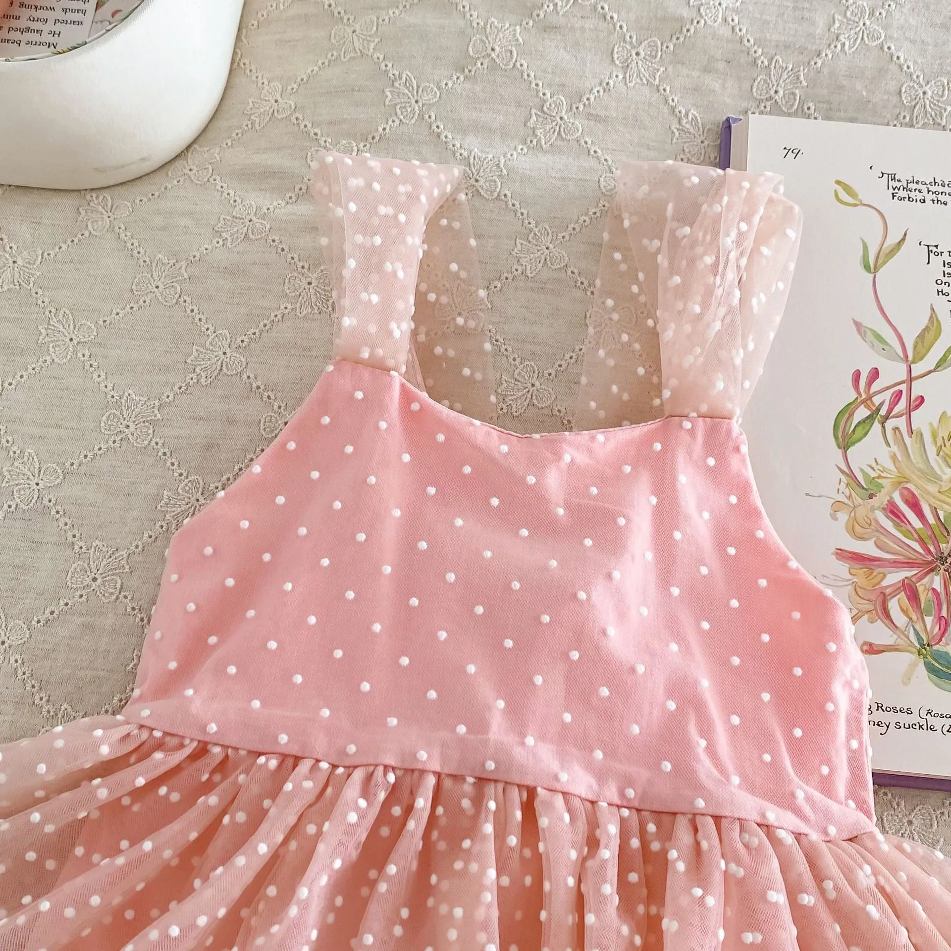 Baby Girls Polka dots Rompers Wholesale 24040948
