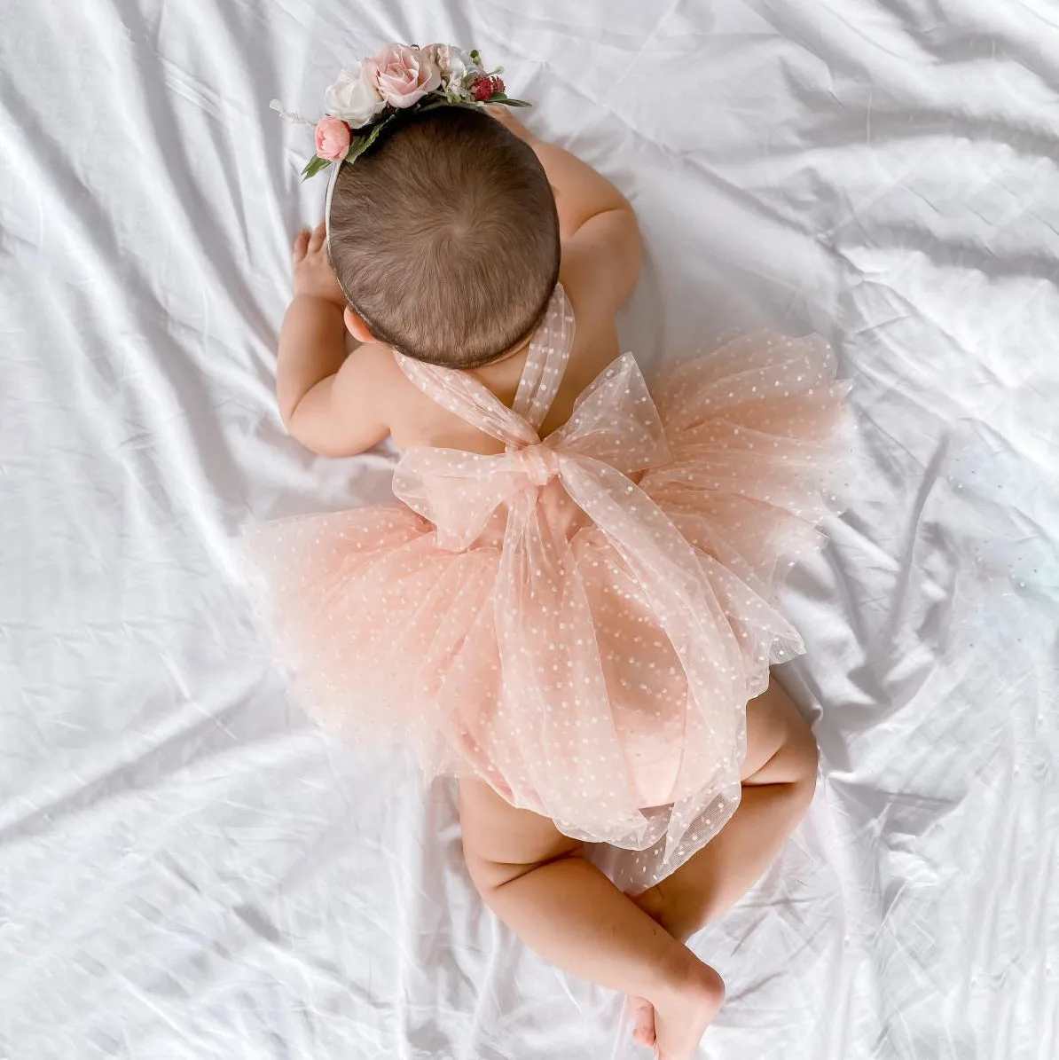 Baby Girls Polka dots Rompers Wholesale 24040948