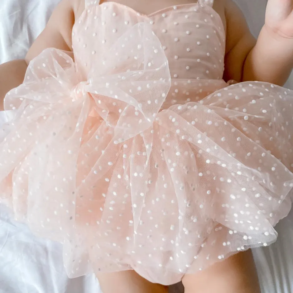 Baby Girls Polka dots Rompers Wholesale 24040948