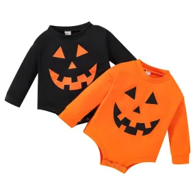 Baby Halloween triangle Rompers