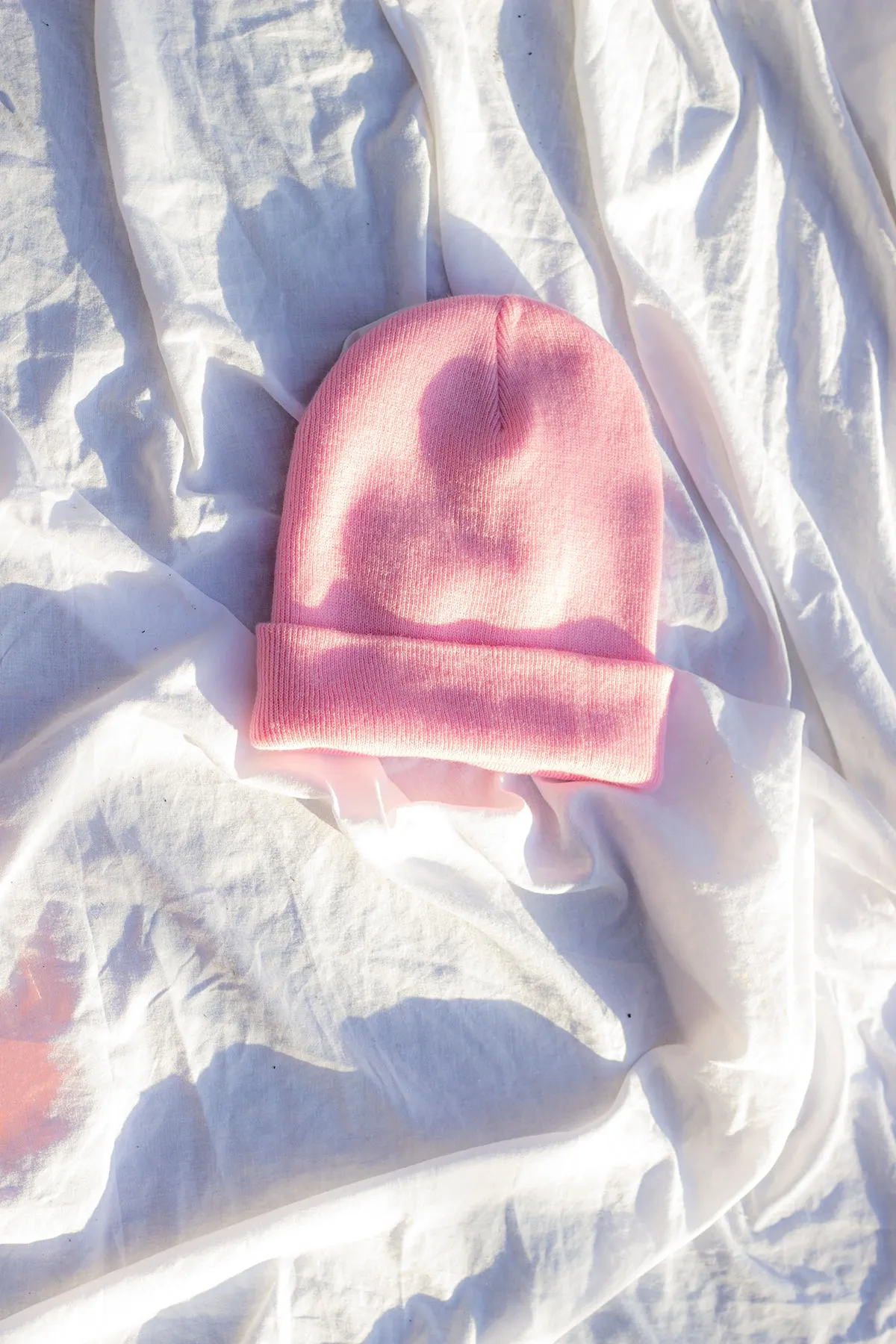 Baby Pink Beanie Hat