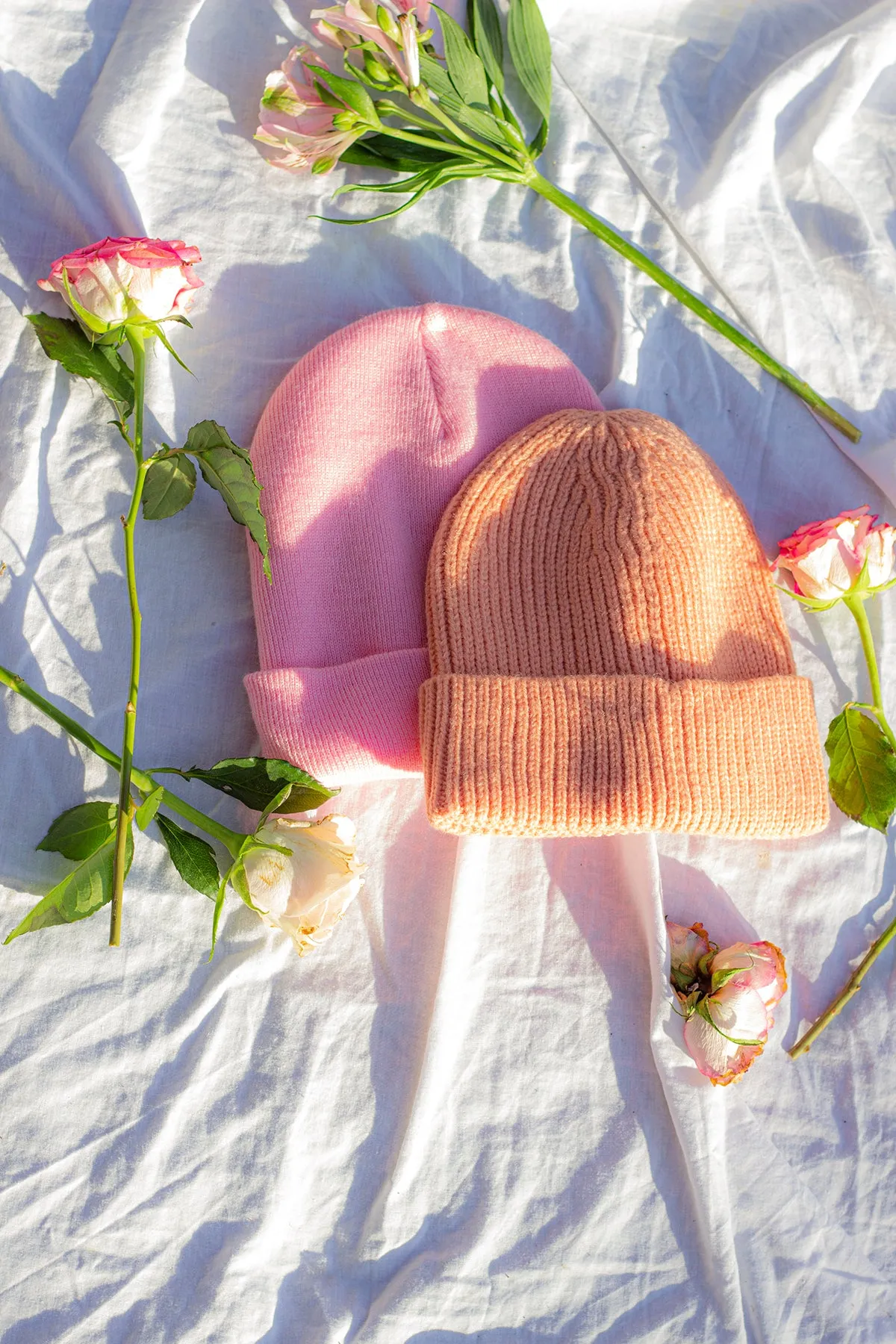 Baby Pink Beanie Hat