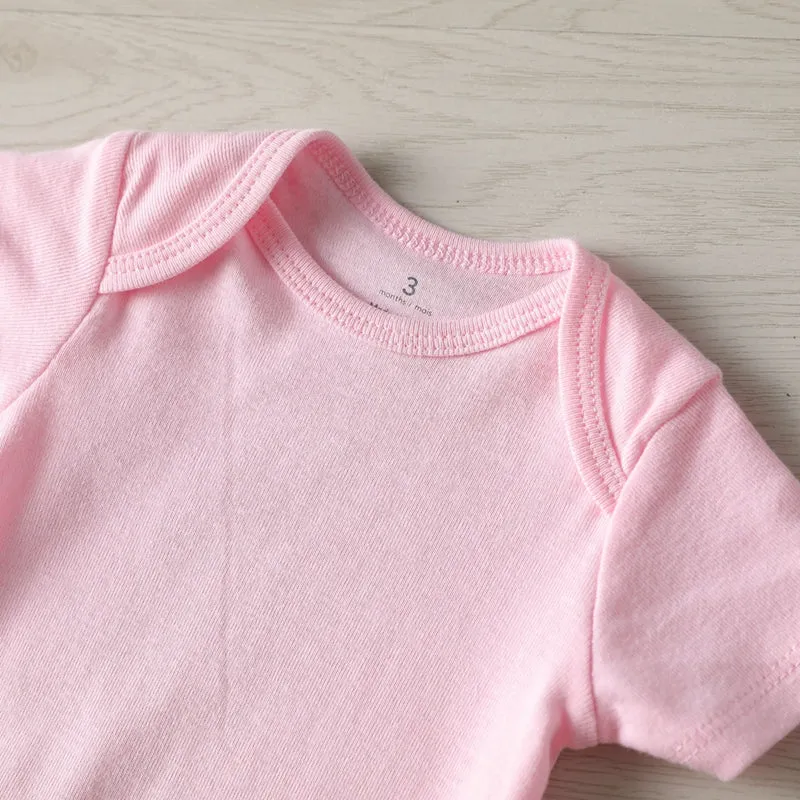 Baby Romper Love Auntie Pink