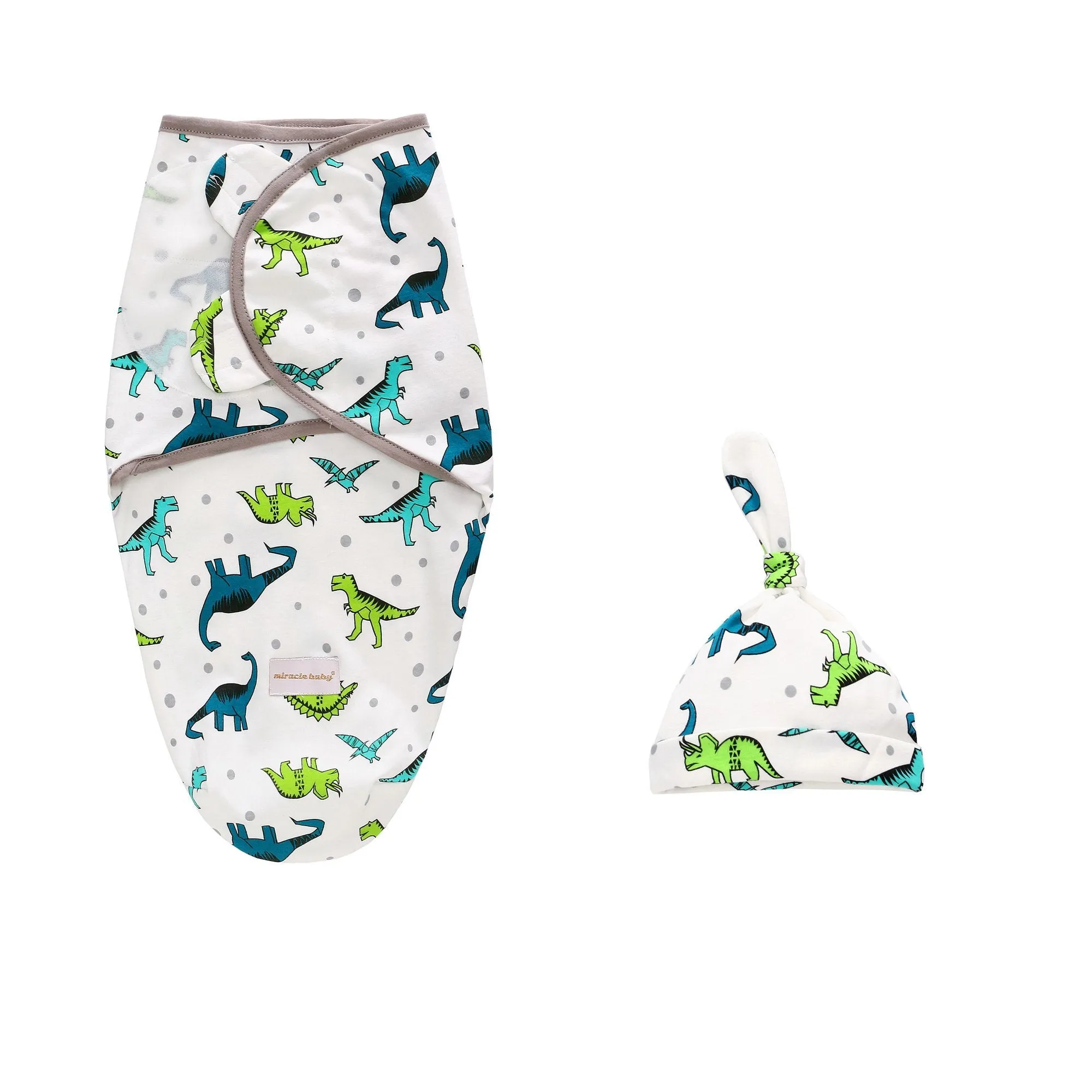 Baby Swaddle Combo - PolarStag-Happy Dino-NatureMe
