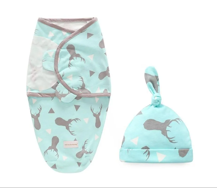 Baby Swaddle Combo - PolarStag-Happy Dino-NatureMe