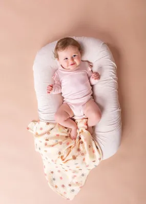Baby Swaddle/Wrap - Organic Bamboo Muslin - Sunshine