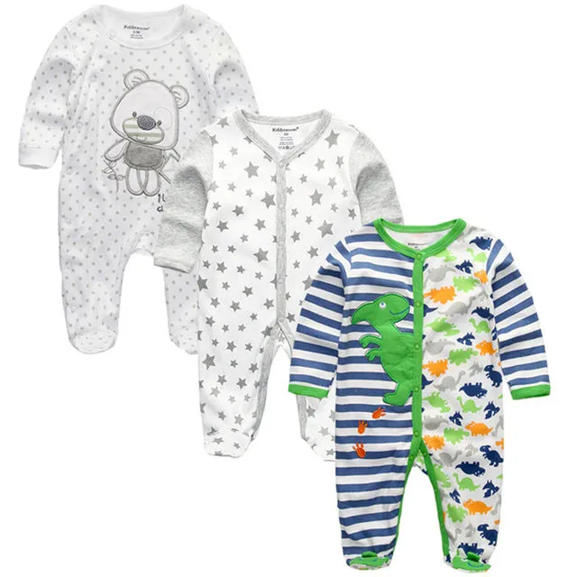 Baby Winter Rompers 3pcs  Long Sleeve clothing