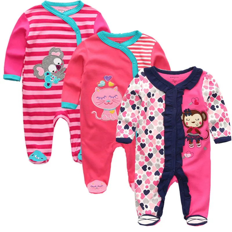 Baby Winter Rompers 3pcs  Long Sleeve clothing