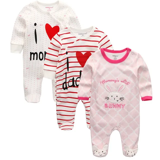 Baby Winter Rompers 3pcs  Long Sleeve clothing