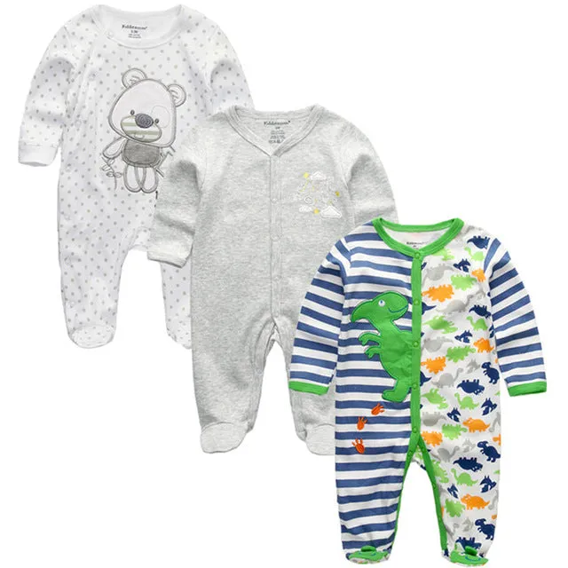 Baby Winter Rompers 3pcs  Long Sleeve clothing