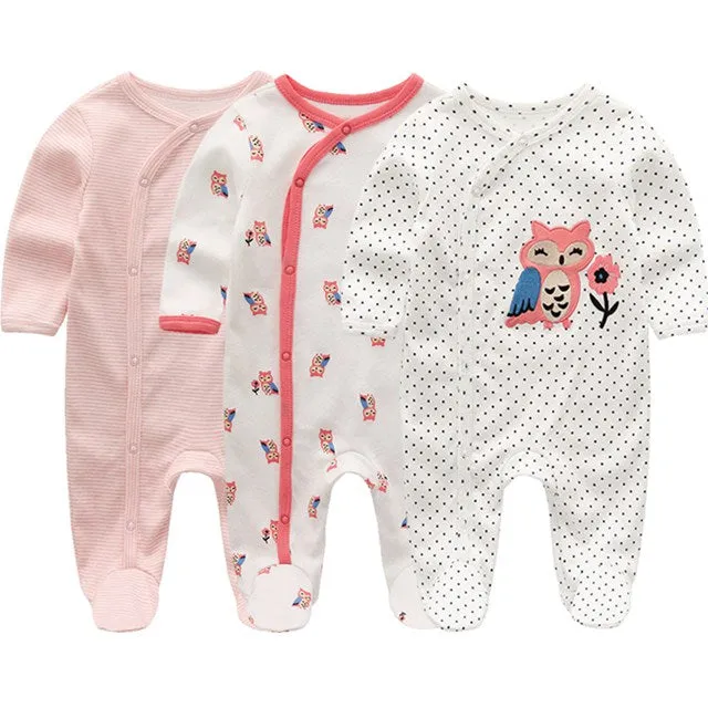Baby Winter Rompers 3pcs  Long Sleeve clothing