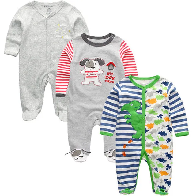 Baby Winter Rompers 3pcs  Long Sleeve clothing