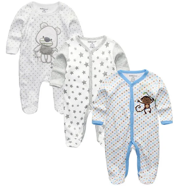 Baby Winter Rompers 3pcs  Long Sleeve clothing