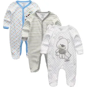 Baby Winter Rompers 3pcs  Long Sleeve clothing
