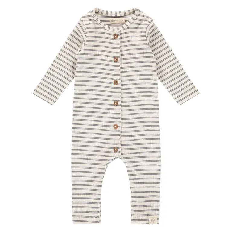 BabyFace Grey Stripe Jumpsuit