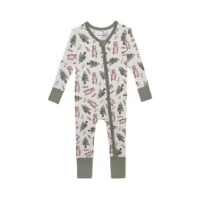 Bamboo Convertible Footie Romper - Beary (Bears)
