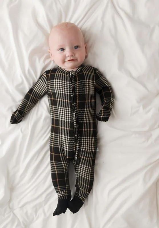 Bamboo Convertible Footie Romper - Sanders (Plaids)