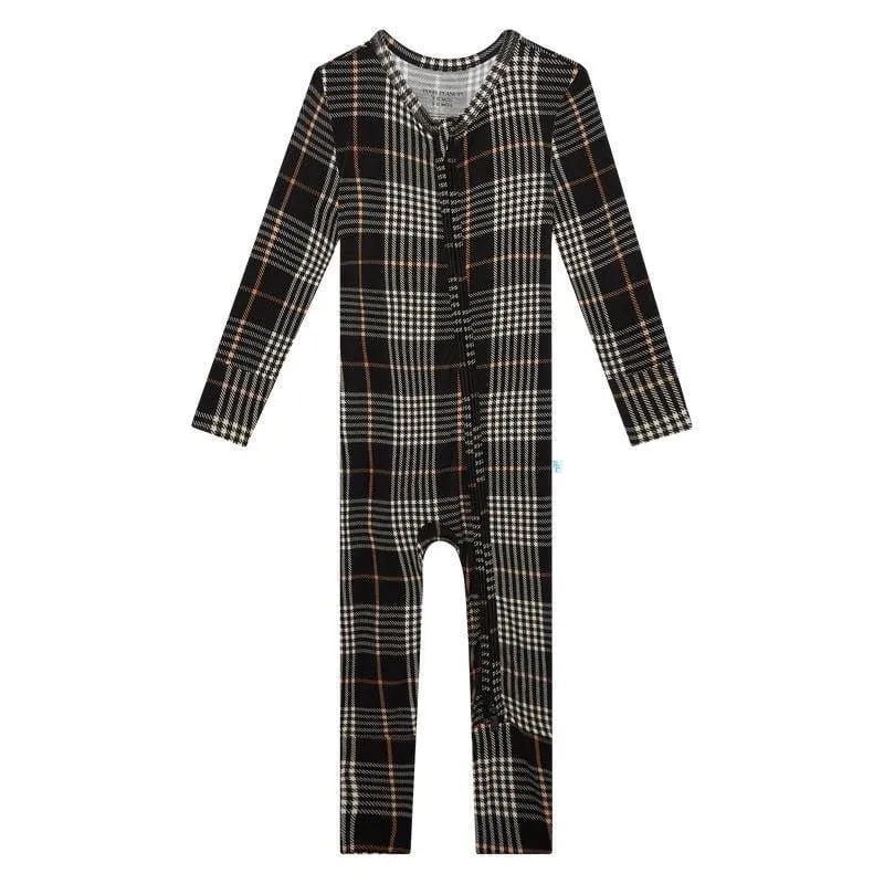 Bamboo Convertible Footie Romper - Sanders (Plaids)