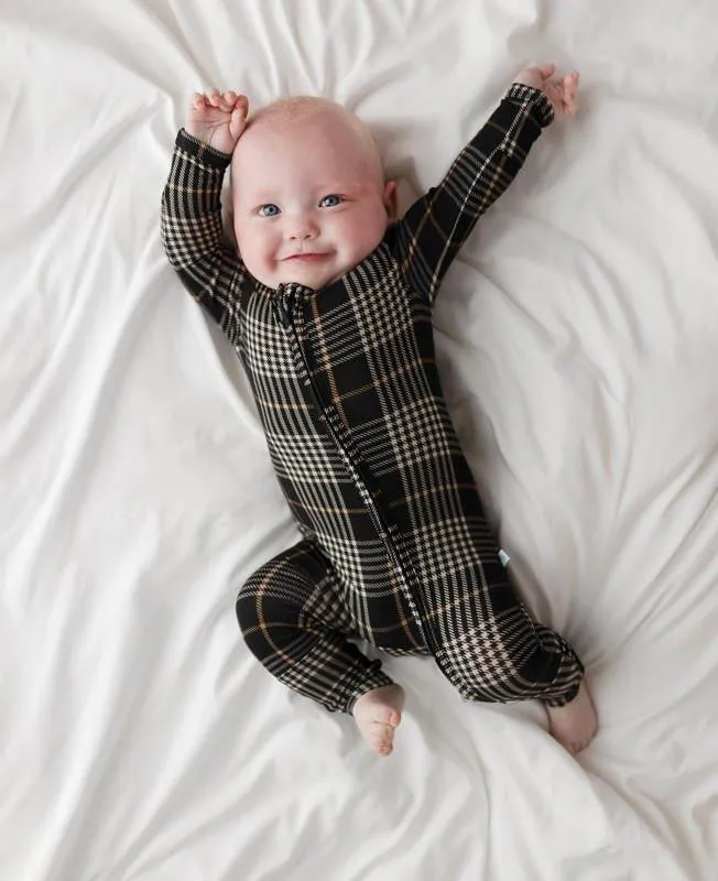 Bamboo Convertible Footie Romper - Sanders (Plaids)
